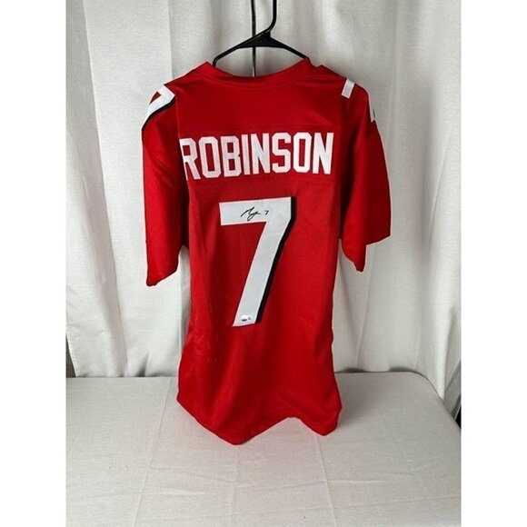 Other - Bijon Robinson signed autographed Atlanta Falcons custom XL Jersey Beckett COA